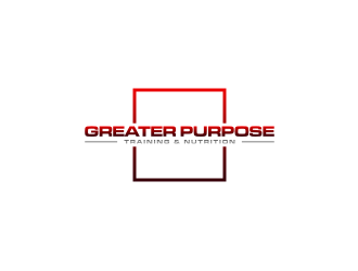 Greater Purpose Training & Nutrition  logo design by dewipadi