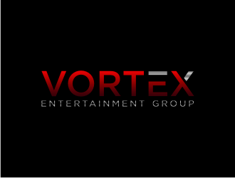 Vortex Entertainment Group (Vortex E.G.) logo design by dewipadi