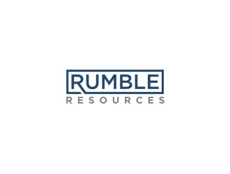 Rumble Resources logo design by bricton