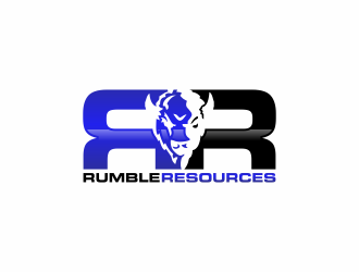 Rumble Resources logo design by ubai popi