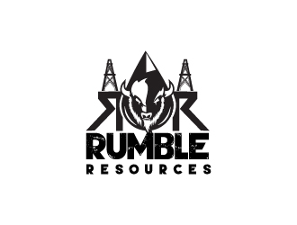 Rumble Resources logo design by Cyds