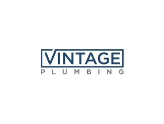 Vintage Plumbing logo design by bricton