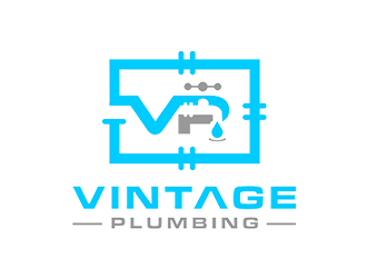 Vintage Plumbing logo design by checx