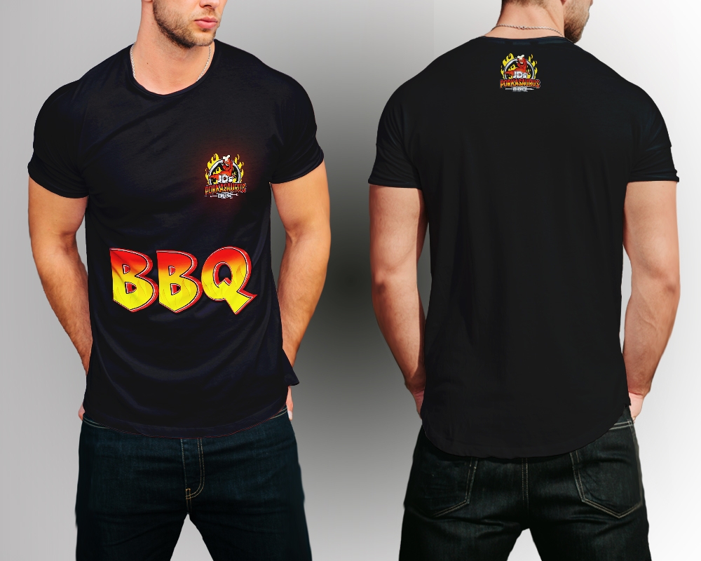 JDs Porkasaurus BBQ logo design by MastersDesigns