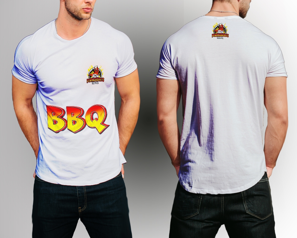 JDs Porkasaurus BBQ logo design by MastersDesigns
