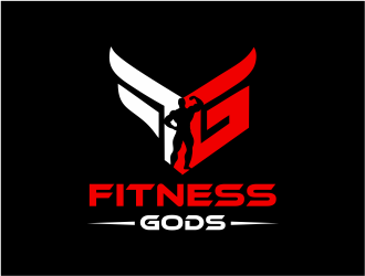 Fitness Gods logo design by Girly