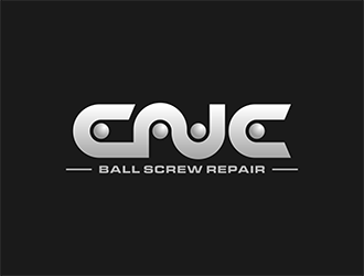 CNC Ball Screw Repair logo design by hole