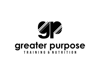 Greater Purpose Training & Nutrition  logo design by rykos