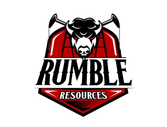 Rumble Resources logo design by DreamLogoDesign