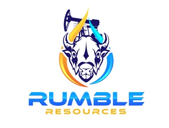 Rumble Resources logo design by DreamLogoDesign