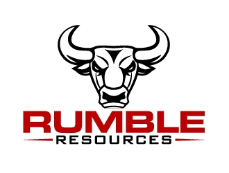 Rumble Resources logo design by ElonStark