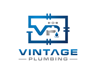 Vintage Plumbing logo design by checx