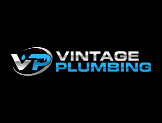 Vintage Plumbing logo design by Dakon