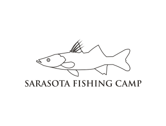 Sarasota Fishing Camp logo design by logitec