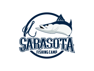 Sarasota Fishing Camp logo design by Kruger