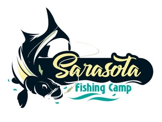 Sarasota Fishing Camp logo design by kingfisher