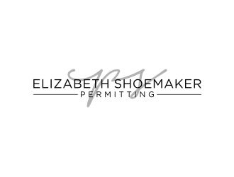 Elizabeth Shoemaker Permitting logo design by nurul_rizkon