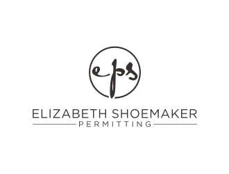 Elizabeth Shoemaker Permitting logo design by nurul_rizkon