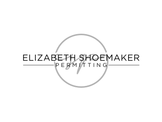 Elizabeth Shoemaker Permitting logo design by nurul_rizkon