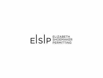 Elizabeth Shoemaker Permitting logo design by hopee