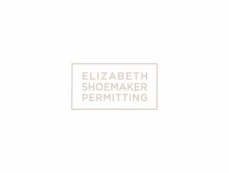 Elizabeth Shoemaker Permitting logo design by hopee