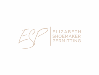 Elizabeth Shoemaker Permitting logo design by hopee