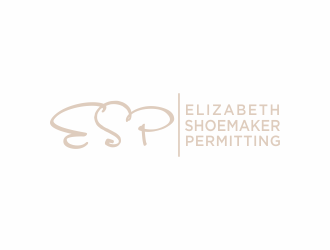 Elizabeth Shoemaker Permitting logo design by hopee