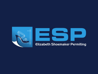 Elizabeth Shoemaker Permitting logo design by Kruger