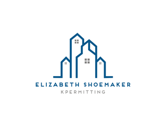 Elizabeth Shoemaker Permitting logo design by EkoBooM
