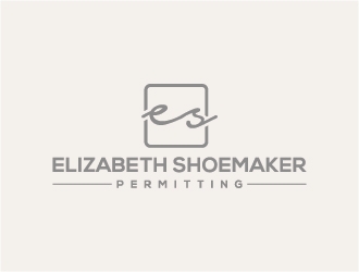 Elizabeth Shoemaker Permitting logo design by Fear