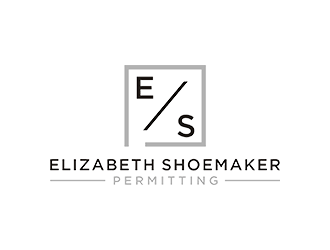 Elizabeth Shoemaker Permitting logo design by checx