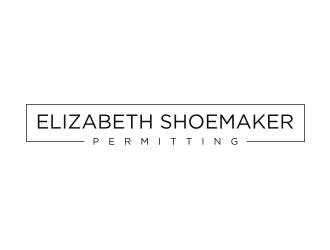Elizabeth Shoemaker Permitting logo design by RatuCempaka