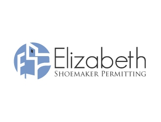 Elizabeth Shoemaker Permitting logo design by zenith
