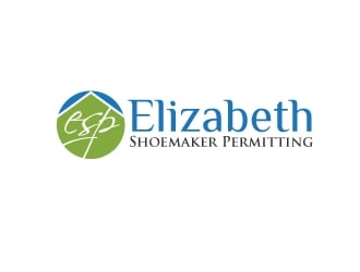 Elizabeth Shoemaker Permitting logo design by zenith
