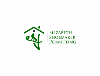 Elizabeth Shoemaker Permitting logo design by ammad
