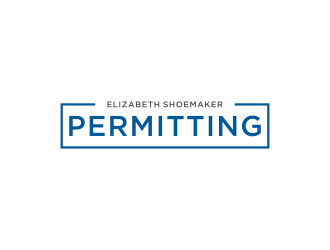 Elizabeth Shoemaker Permitting logo design by L E V A R