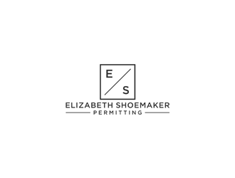 Elizabeth Shoemaker Permitting logo design by ndaru