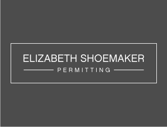 Elizabeth Shoemaker Permitting logo design by Landung