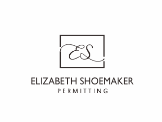 Elizabeth Shoemaker Permitting logo design by Louseven