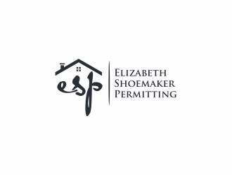 Elizabeth Shoemaker Permitting logo design by ammad