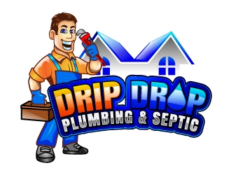 Drip Drop Plumbing & Septic logo design by uttam