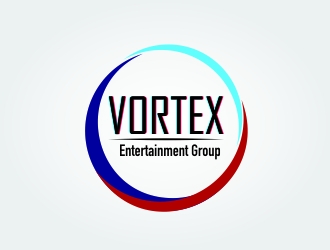 Vortex Entertainment Group (Vortex E.G.) logo design by Ghozi