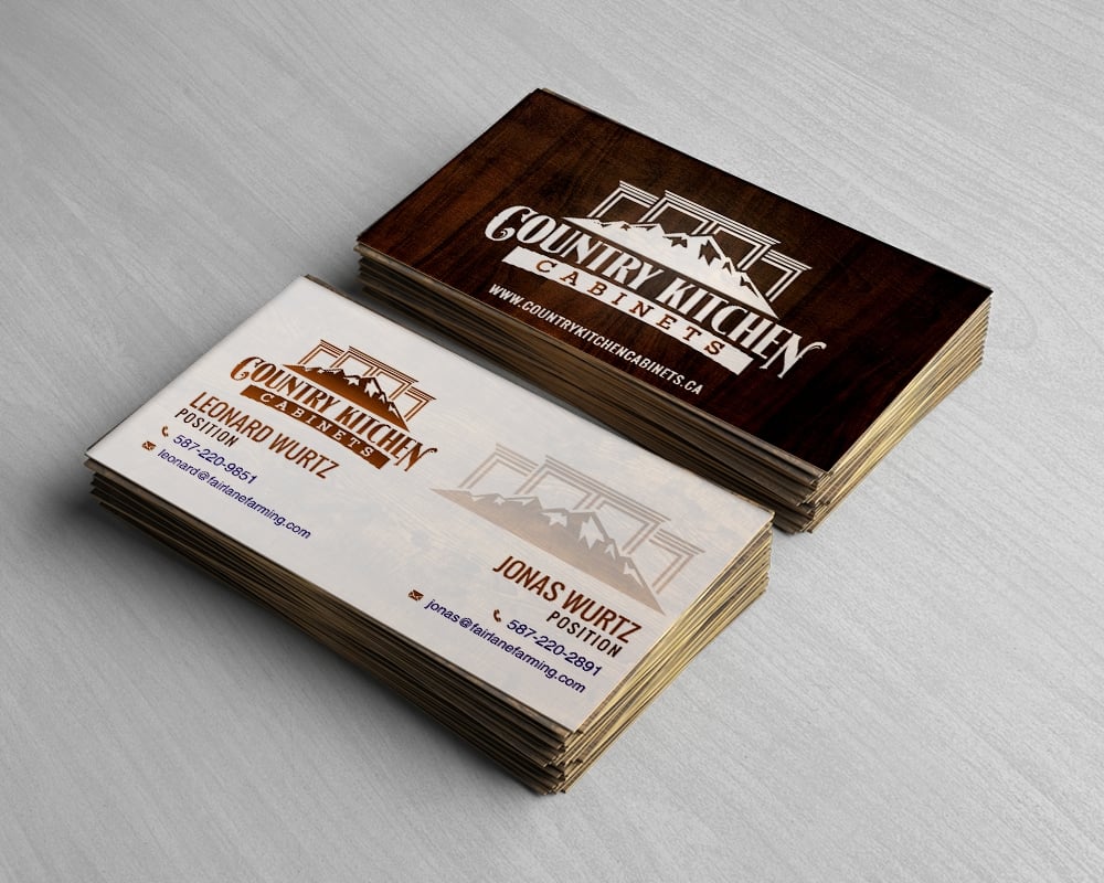 Country Kitchen Cabinets logo design by MastersDesigns