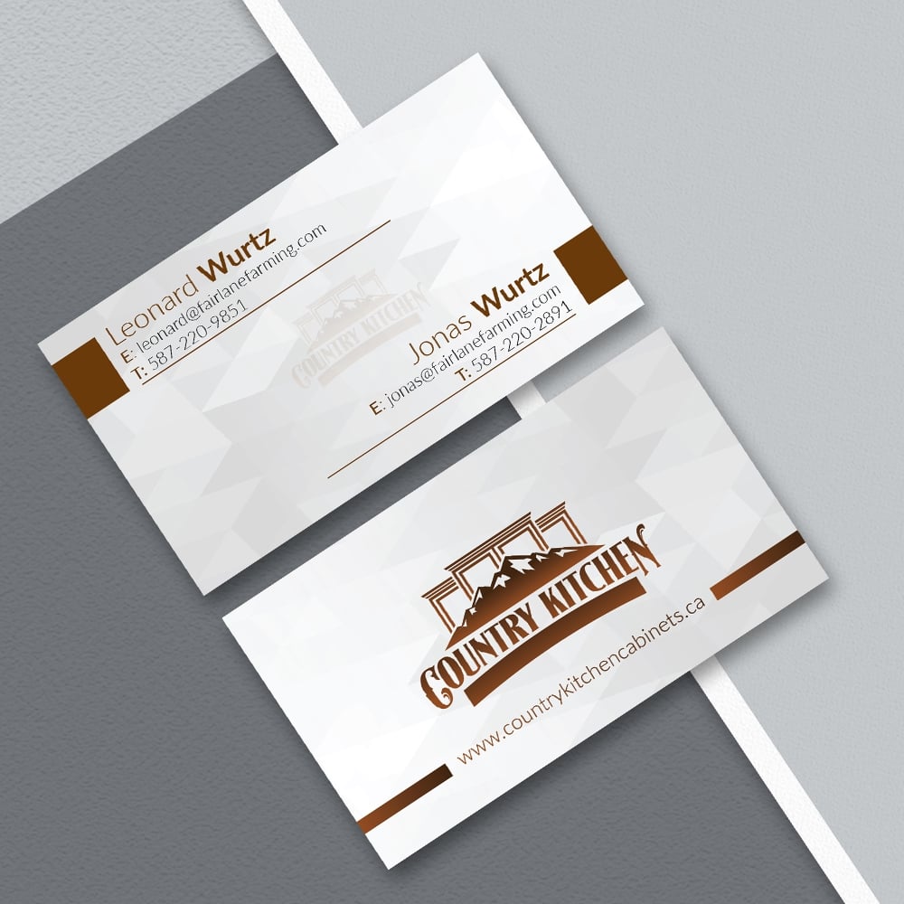 Country Kitchen Cabinets logo design by DreamLogoDesign