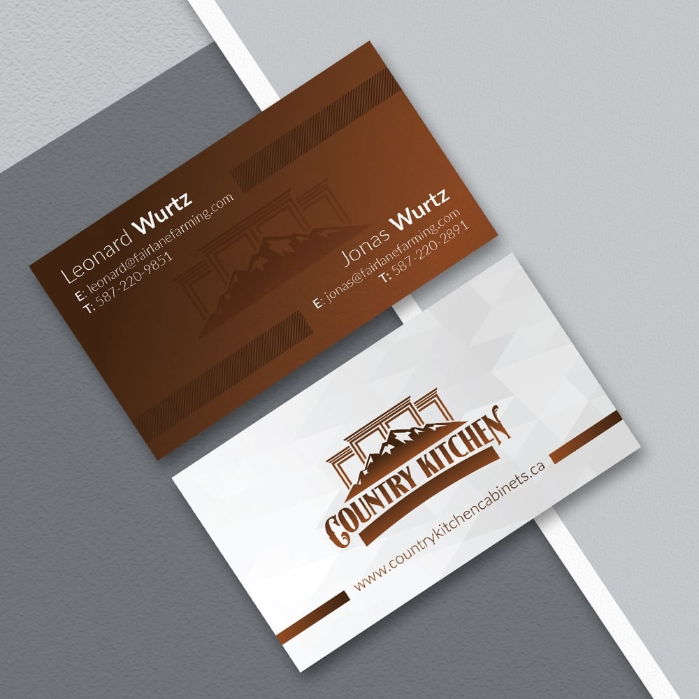 Country Kitchen Cabinets logo design by DreamLogoDesign