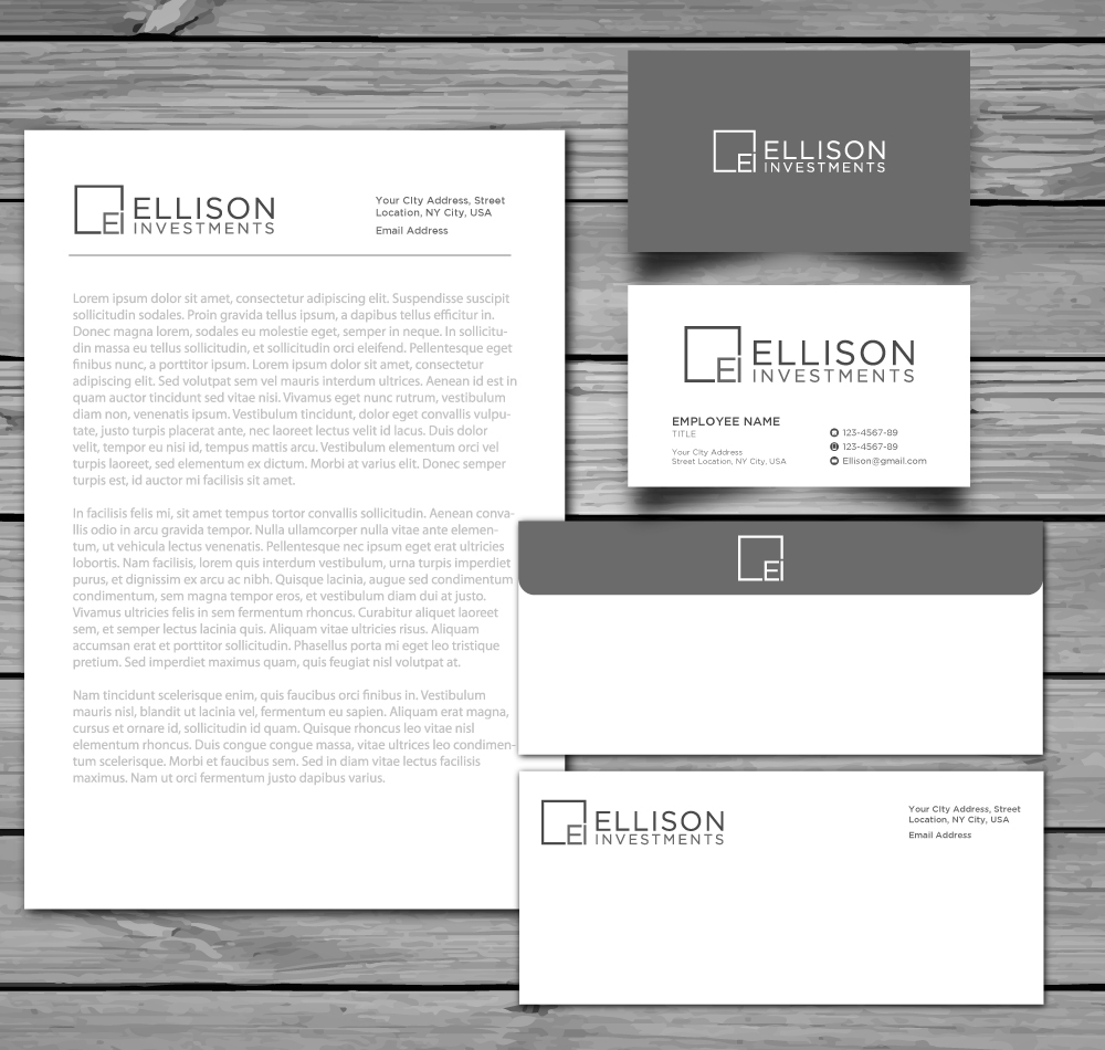 Ellison Investments logo design by labo