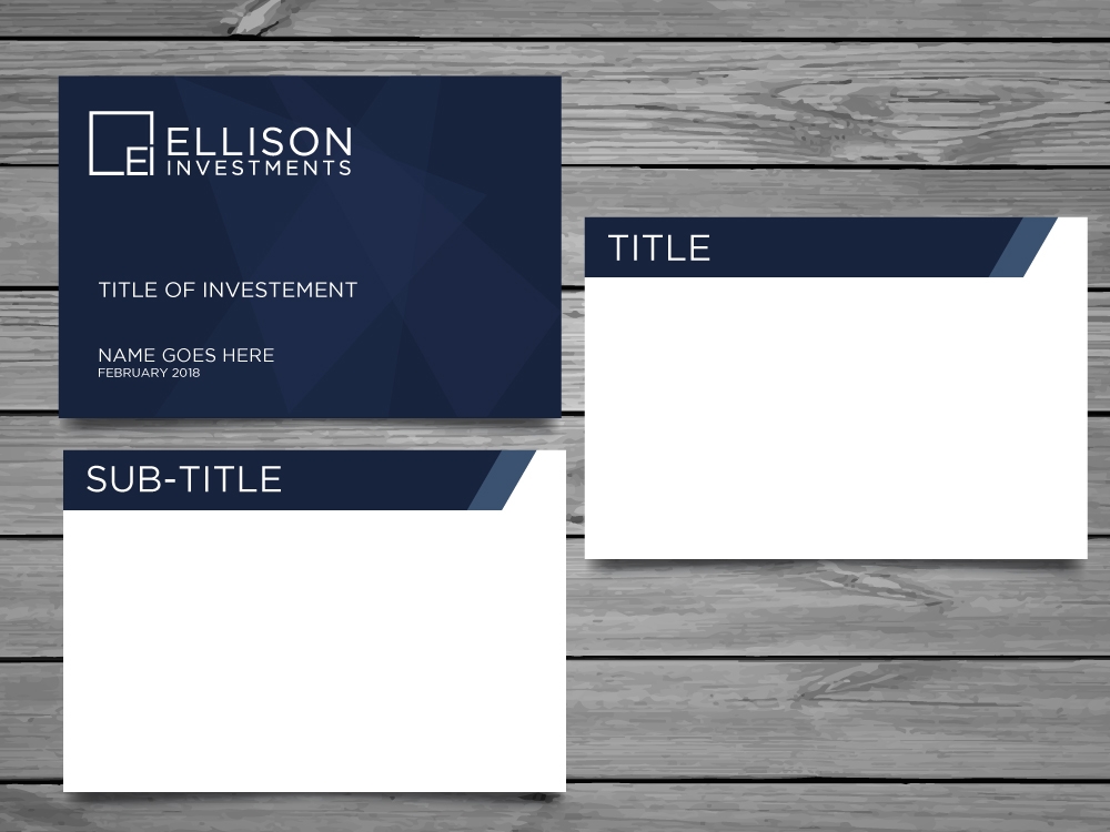 Ellison Investments logo design by labo