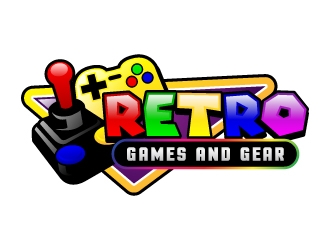 Retro Games and Gear logo design by jaize