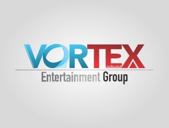 Vortex Entertainment Group (Vortex E.G.) logo design by Ghozi