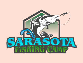 Sarasota Fishing Camp logo design by torresace